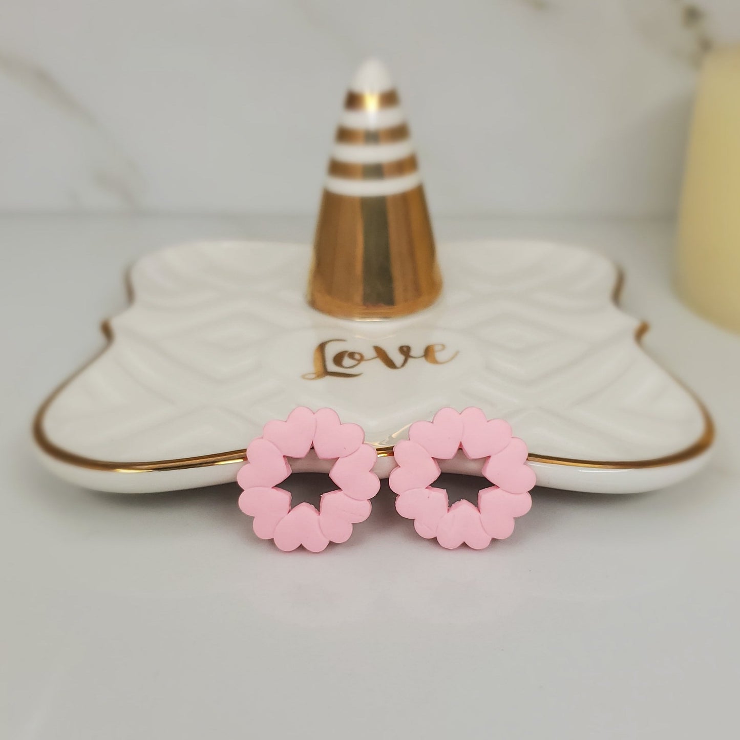 Ring of Hearts Studs
